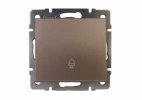 Lezard 703-3188-103 RAIN Кнопка звонка цв. бронза матовый