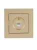 Lezard 742-3688-137 VESNA Розетка телефонная евро