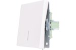 Lezard 745-0288-111 ESTET Выключатель с подсветкой белый