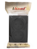 Lezard 752-4200-128B LETO Розетка двойная б/з закрытый корпус ПБТ