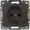 Lezard 703-4188-135 RAIN Розетка спутниковая оконечная чёрный графит матовый