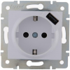 Lezard 742-4388-181 VESNA Розетка с/з + USB разъём