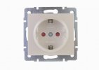 Lezard RAIN Розетка с защитой от детей керамика, 703-3088-124