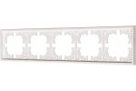 Lezard 745-0200-150 ESTET Рамка 5-ая белая