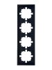 Lezard 704-4200-149 ZIMA Рамка 4-ая горизонтальная б/вст