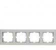 Lezard VESNA Рамка 4-ая горизонтальная, 742-3500-149