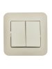 Lezard 7081-0303-101 ASTI Выключатель двойной