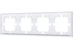 Lezard 745-0200-149 ESTET Рамка 4-ая белая