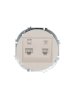 Lezard 743-9088-144 OSEN Розетка компьютер+телефон слоновая кость с модулем Cat 6