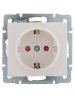 Lezard RAIN Розетка с защитой от детей керамика, 703-0288-124