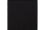 Lezard 745-4288-123BIPCH ESTET Розетка с/з с крышкой ПБТ, чёрный бархат, IP-44