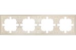Lezard 745-9000-149 ESTET Рамка 4-ая слоновая кость