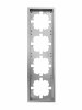 Lezard 704-7400-149 ZIMA Рамка 4-ая горизонтальная б/вст