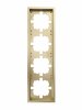 Lezard 704-3600-149 ZIMA Рамка 4-ая горизонтальная б/вст