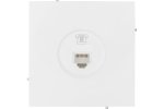 Lezard 745-0288-137 ESTET Розетка телефонная евро белая