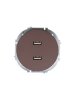 Lezard 743-7388-192 OSEN Розетка 2-ая USB разъем шоколад