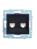 Lezard 7081-4288-141 ASTI Розетка компьютерная двойная