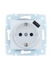 Lezard 7081-0288-181 ASTI Розетка с/з + USB разъём