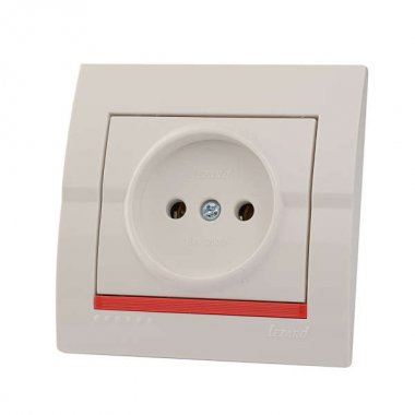 Фотография товара 'Lezard DERIY Розетка без заземления керамика, 702-0202-121'