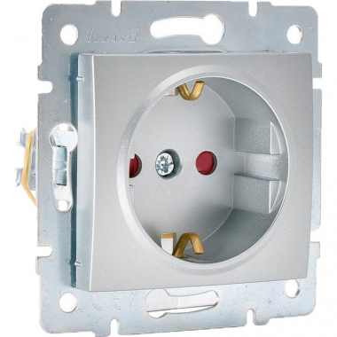 Фотография товара 'Lezard 7081-4343-124B ASTI Розетка с защитой от детей ПБТ'