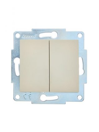 Фотография товара 'Lezard 7081-0388-101 ASTI Выключатель двойной'