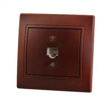 Фотография товара 'Lezard MIRA Розетка телефонная евро, 701-0601-137'