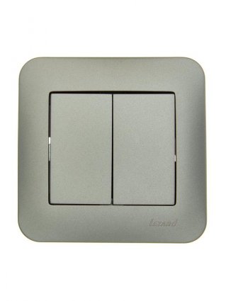 Фотография товара 'Lezard 7081-3535-101 ASTI Выключатель двойной'