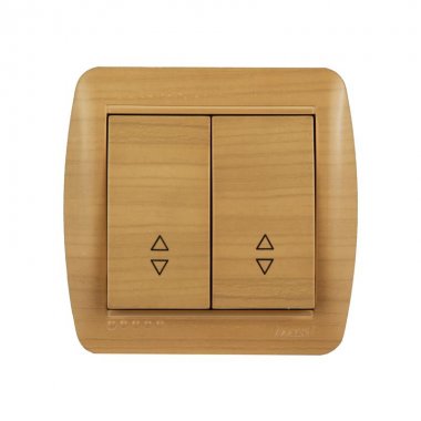 Фотография товара 'Lezard DEMET Выключатель проходной двойной, 711-4700-106'