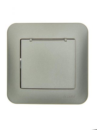 Фотография товара 'Lezard 7081-3535-123B ASTI Розетка с/з с крышкой ПБТ'