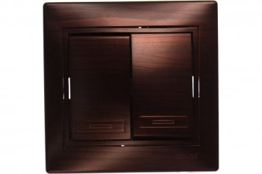 Фотография товара 'Lezard 701-0404-101 MIRA Выключатель двойной маун'