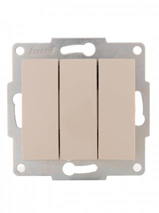Фотография товара 'Lezard KARINA Выключатель тройной, 707-0388-109'