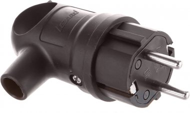 Фотография товара 'Lezard Вилка с ручкой 2Р+РЕ 1х16А 220-240V, 106-0400-0109/109'