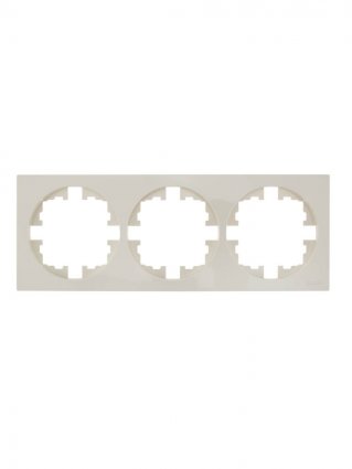 Фотография товара 'Lezard 743-9000-148 OSEN Рамка 3-ая б/вст слоновая кость'