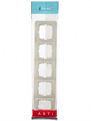 Фотография товара 'Lezard 7081-0300-150 ASTI Рамка 5-ая горизонтальная б/вст'