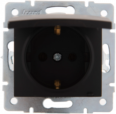 Фотография товара 'Lezard 751-4200-123 VIOLA Розетка с/з с крышкой керамика'