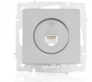 Фотография товара 'Lezard VESNA Розетка телефонная евро, 742-3588-137'