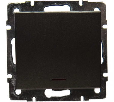 Фотография товара 'Lezard 703-4188-104 RAIN Кнопка двер. авт. цв. черный графит матовый'