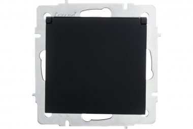 Фотография товара 'Lezard 742-4288-123 VESNA Розетка с/з с крышкой керамика'