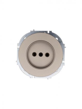 Фотография товара 'Lezard 743-3788-121B OSEN Розетка б/з ПБТ титан'