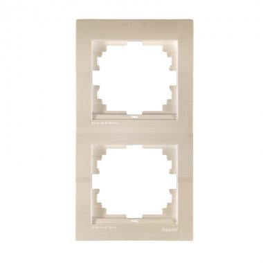 Фотография товара 'Lezard DERIY Рамка 2-ая вертикальная, 702-3000-152'