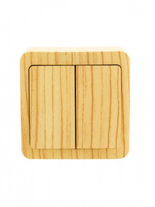 Фотография товара 'Lezard VIOLA Выключатель двойной, 751-5200-101'