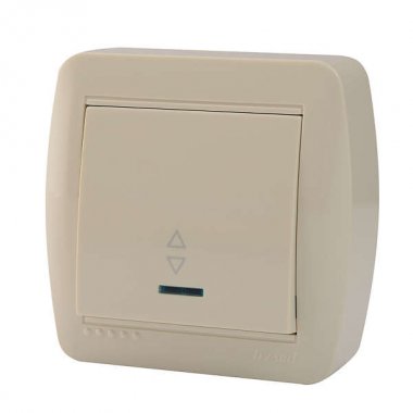 Фотография товара 'Lezard DEMET Выключатель проходной с подсветкой, 711-0300-114'