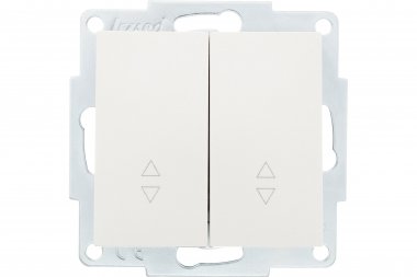 Фотография товара 'Lezard VESNA Выключатель проходной двойной, 742-3088-106'