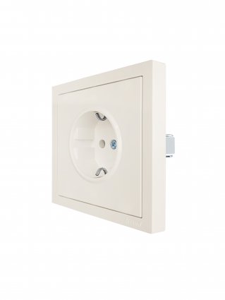 Фотография товара 'Lezard 704-9088-124BQC ZIMA Розетка с защитой от детей ПБТ'