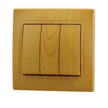 Фотография товара 'Lezard MIRA Выключатель тройной, 701-0701-109'