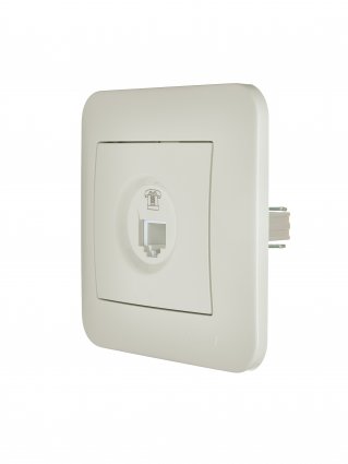 Фотография товара 'Lezard 7081-3030-137 ASTI Розетка телефонная евро'