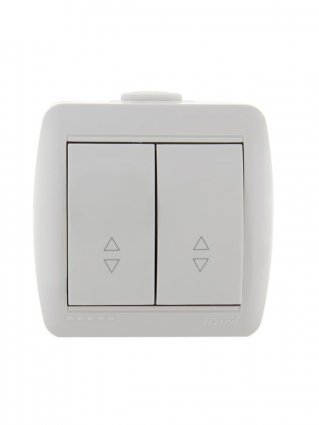 Фотография товара 'Lezard NATA Выключатель проходной двойной, 710-0200-106'