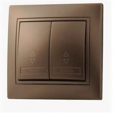 Фотография товара 'Lezard 704-7388-106QC ZIMA Выключатель проходной 2-ой'