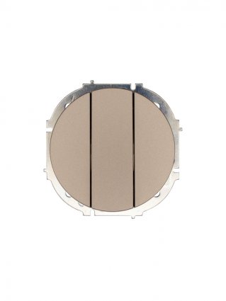 Фотография товара 'Lezard 743-3788-109 OSEN Выключатель тройной титан'