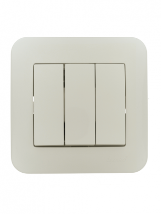 Фотография товара 'Lezard 7081-0303-109 ASTI Выключатель тройной'